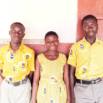 Three old members from from Adukrom Methodist JHS